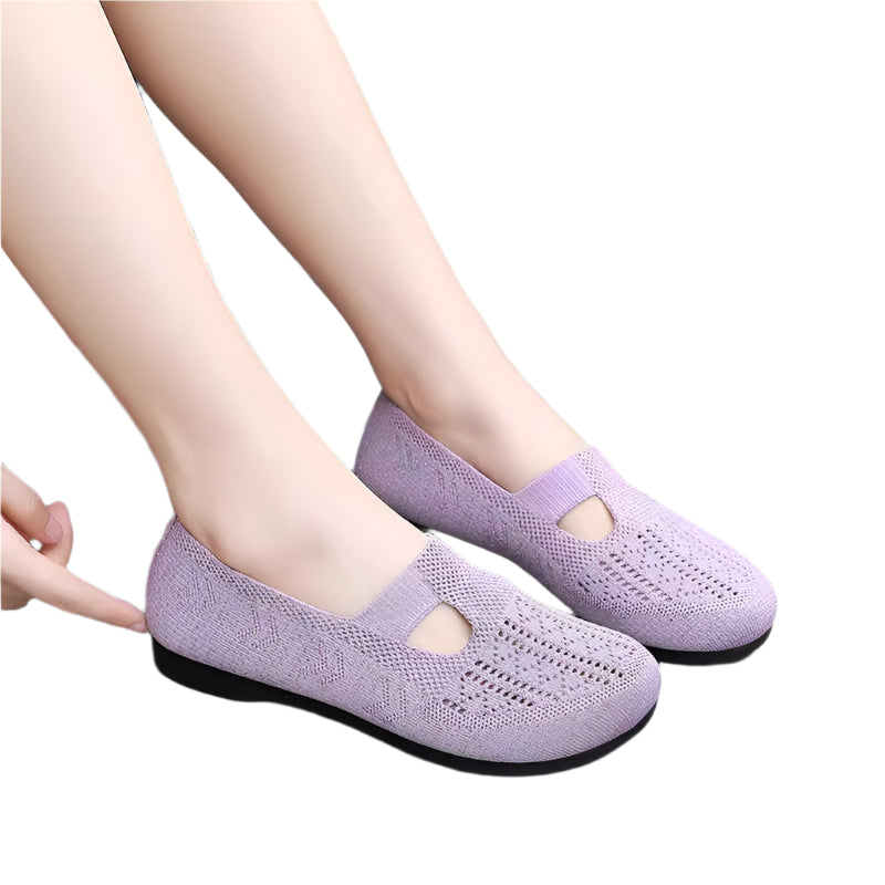 Women Flat Breathable Mesh Shoes Summer Light Loafers
