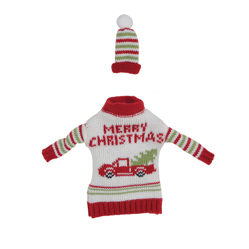 Christmas Knitted Bottle Cap Decorations