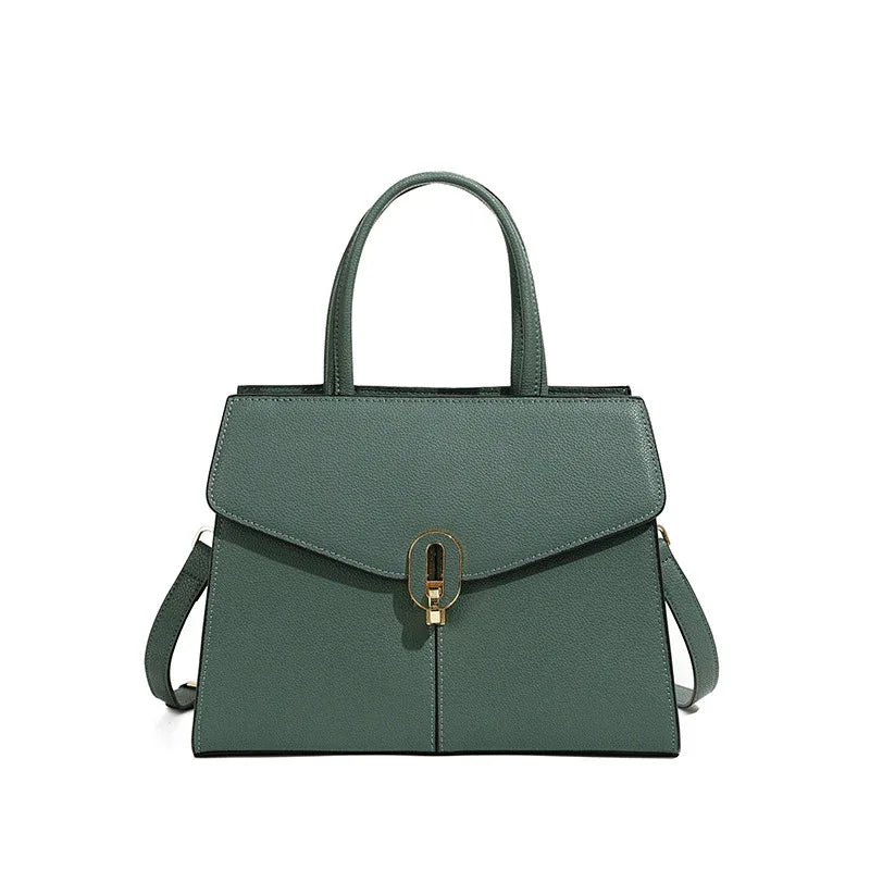Leather Commuting High-Grade Handbag For Women