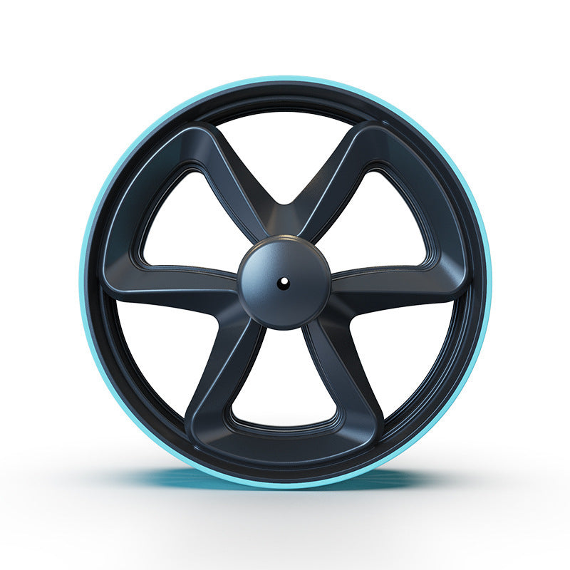 Double Abdominal Wheel For Balance And Core Strength.