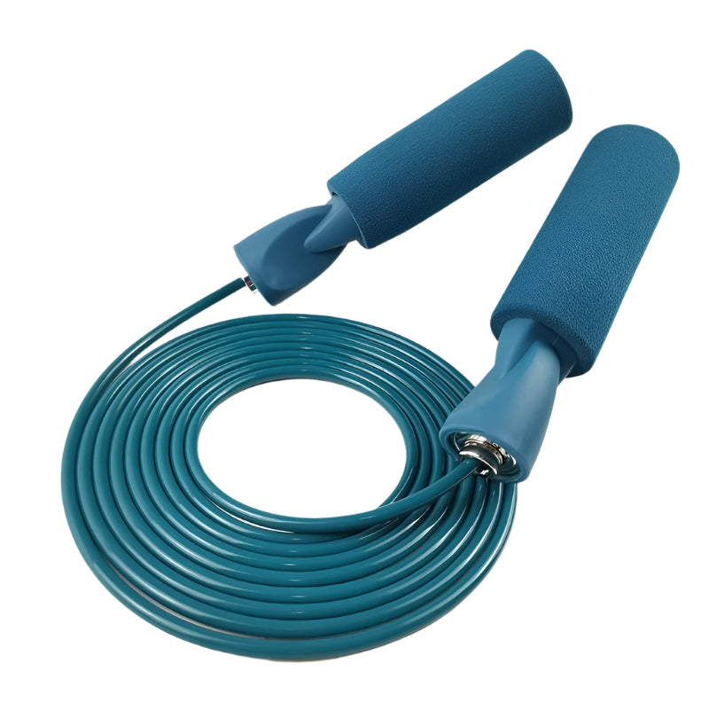 Steel Bearing Wire Rope PVC Fitness Skipping Jumping Rope.