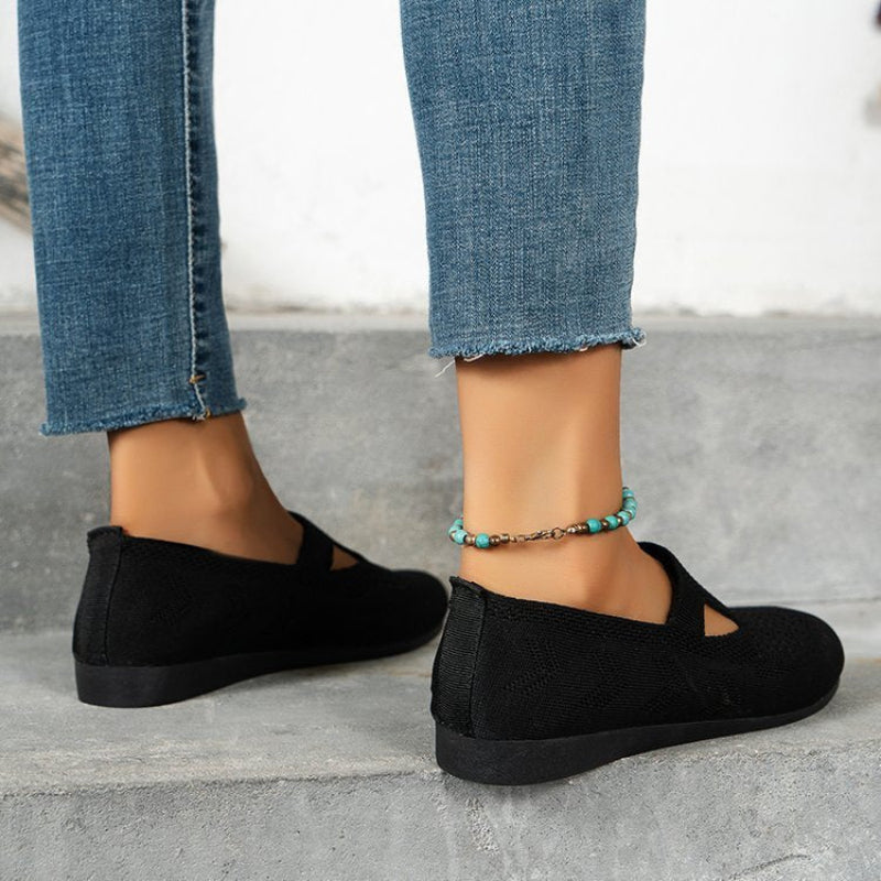 Women Flat Breathable Mesh Shoes Summer Light Loafers