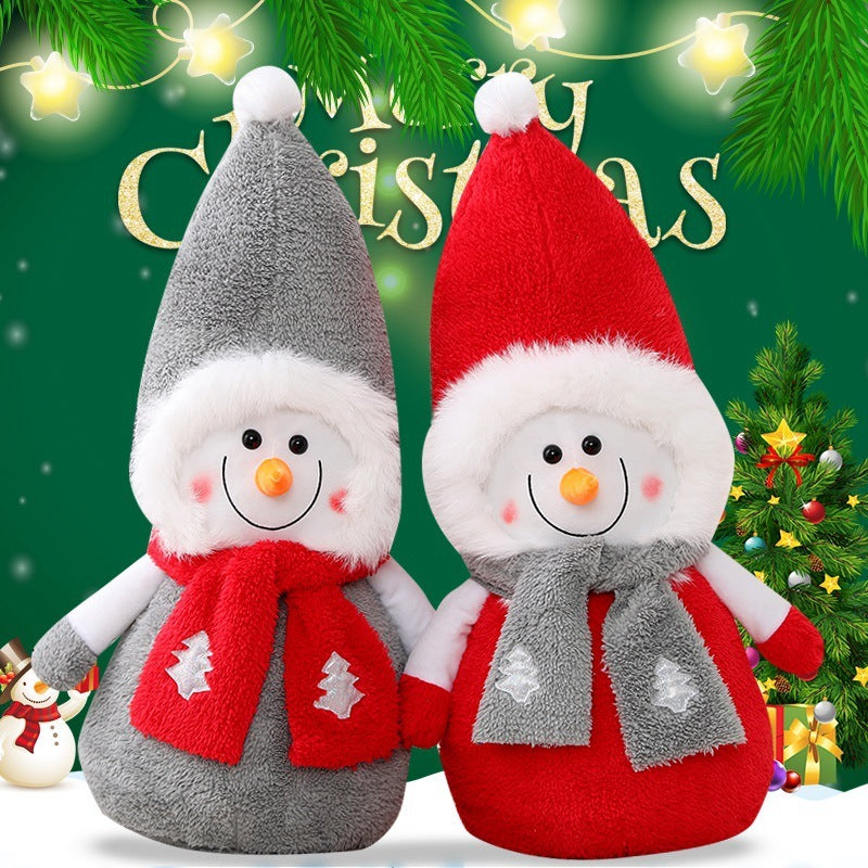 Children's Doll Cute Christmas Snowman Plush Toy Gift