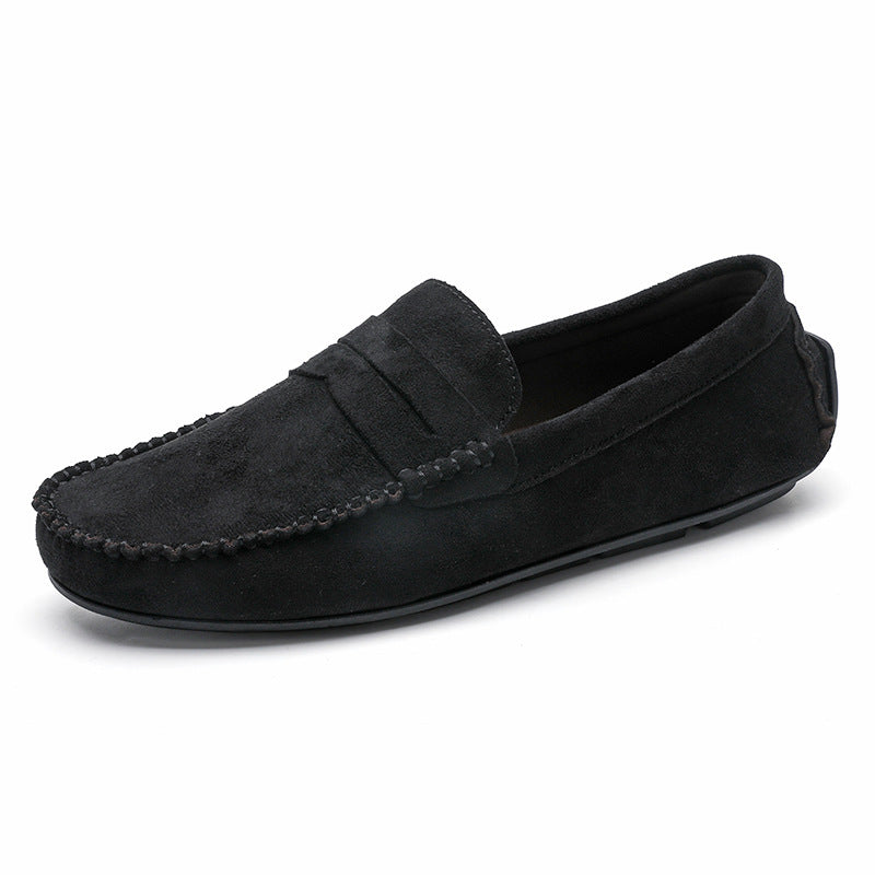 Men's Shoes Leather Slip-On Breathable Loafers