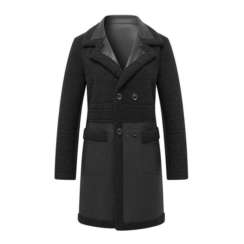 Women's Stylish Elegant Warm Leather Coat