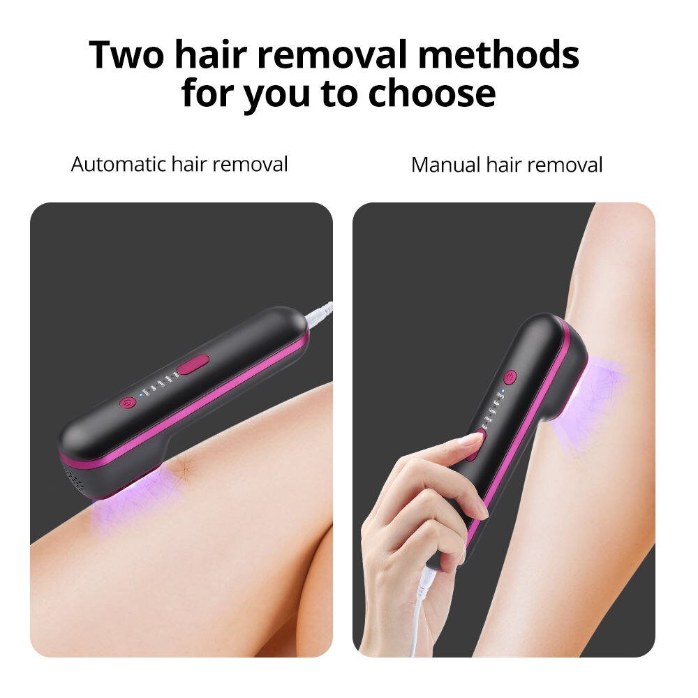 10 0000 Flashes IPL Hair Removal Device For Home 5 - speed Pulse Light Painless Laser Hair Removal Device - Weriion