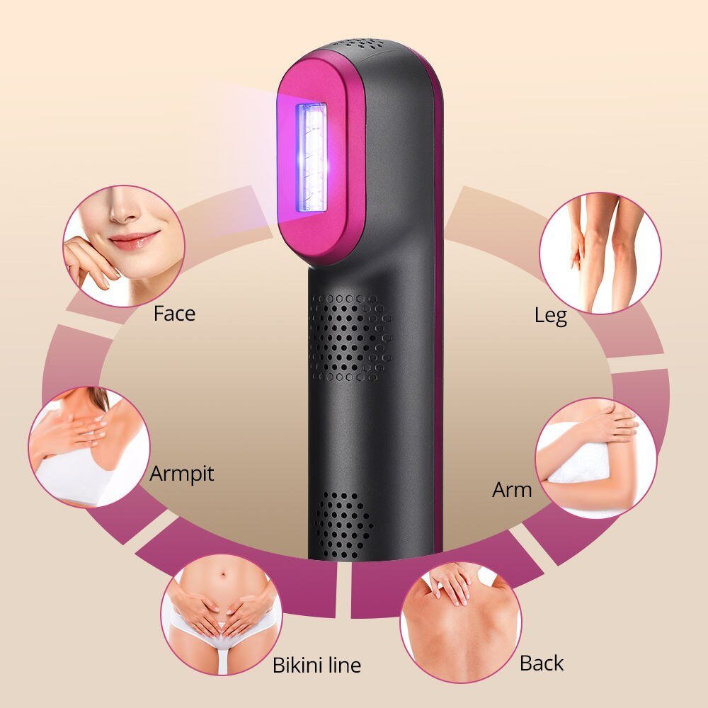 10 0000 Flashes IPL Hair Removal Device For Home 5 - speed Pulse Light Painless Laser Hair Removal Device - Weriion
