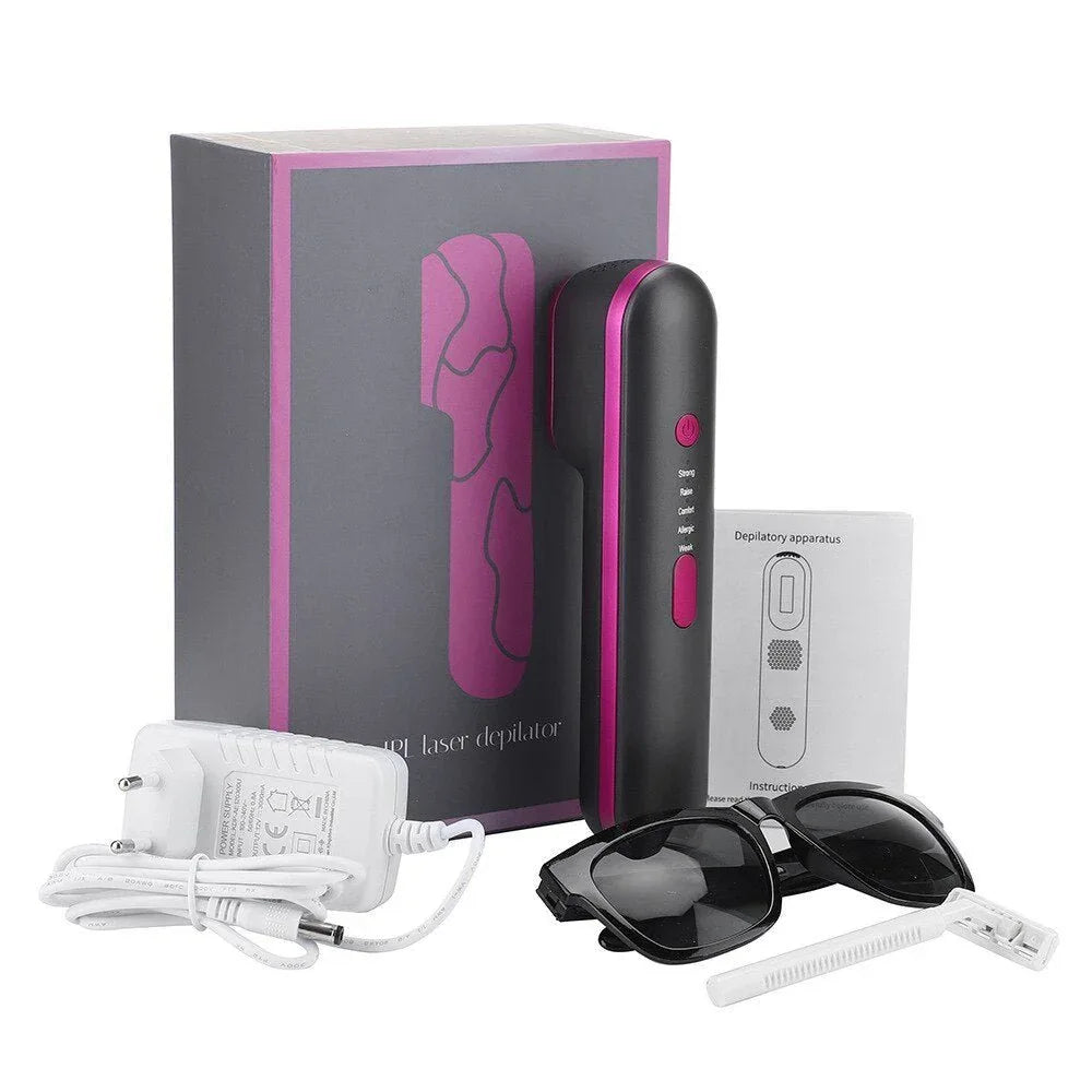 10 0000 Flashes IPL Hair Removal Device For Home 5 - speed Pulse Light Painless Laser Hair Removal Device - Weriion