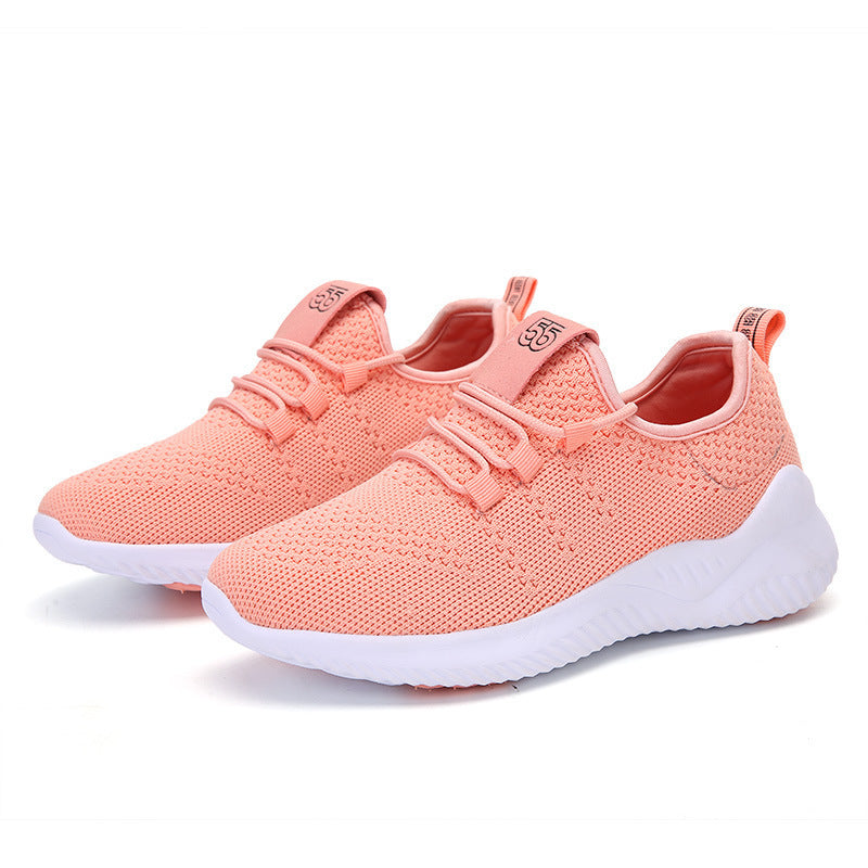 Lightweight Elastic Mesh Women's Breathable Running Shoes