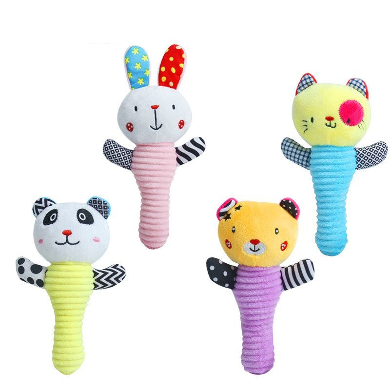 Captivating Plush Baby Rattle Toys