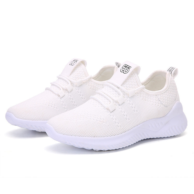 Lightweight Elastic Mesh Women's Breathable Running Shoes