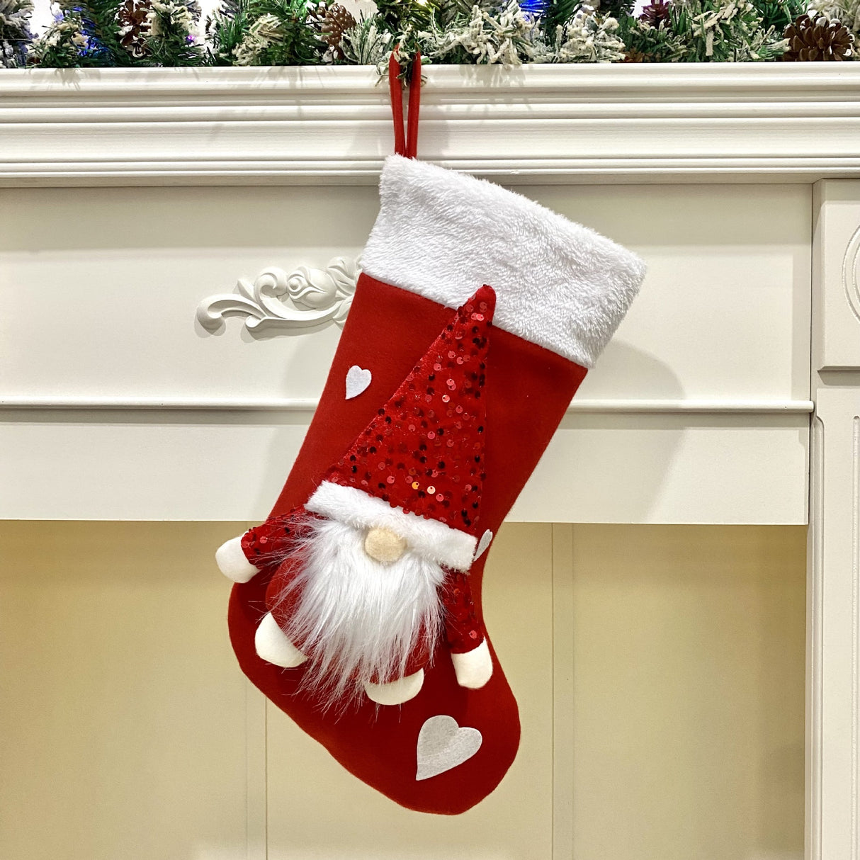 Christmas Decorations Sock Shaped Gift Bags