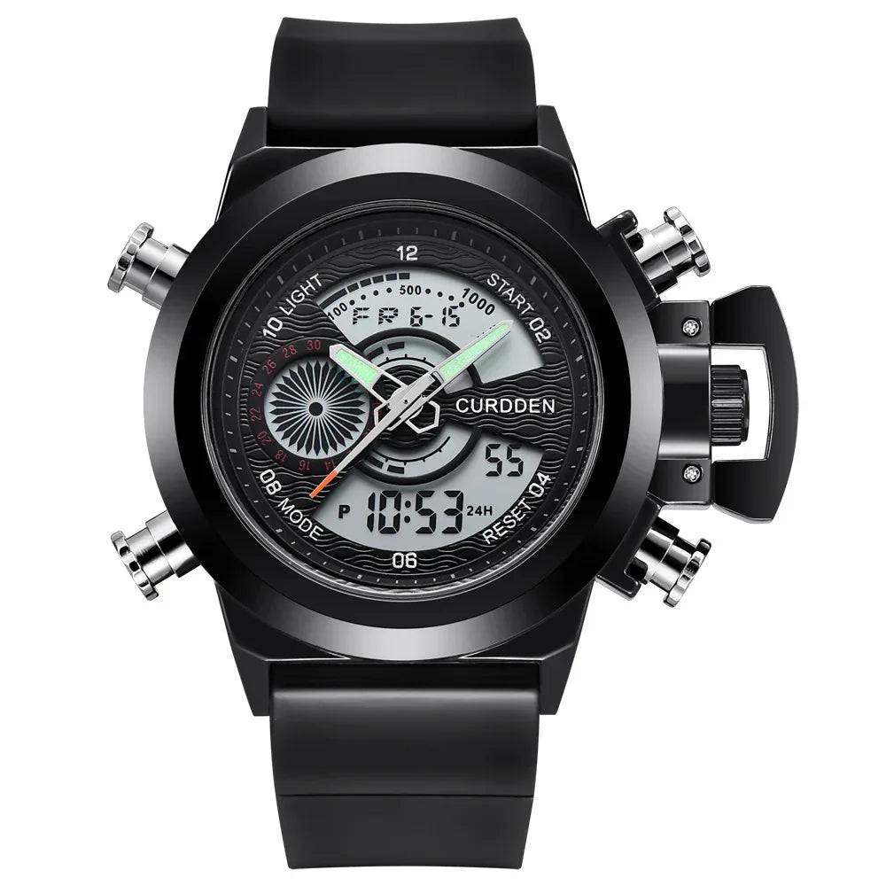 Multi-functional Double Display Sports Watch For Men