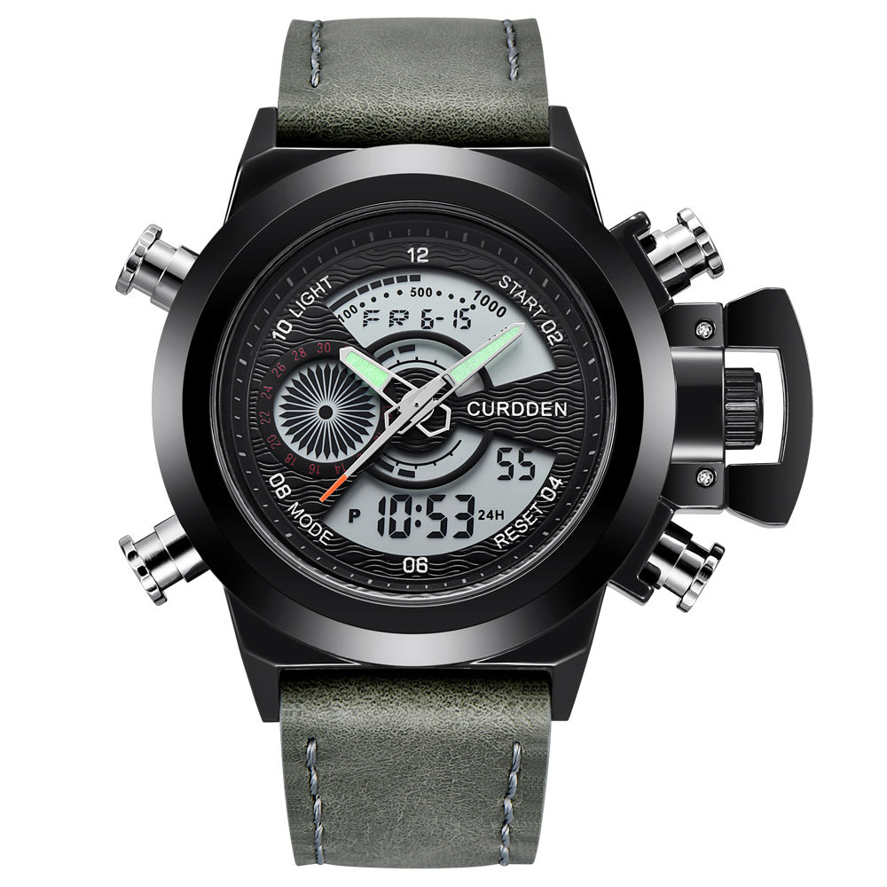 Multi-functional Double Display Sports Watch For Men