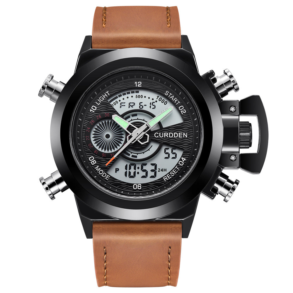 Multi-functional Double Display Sports Watch For Men