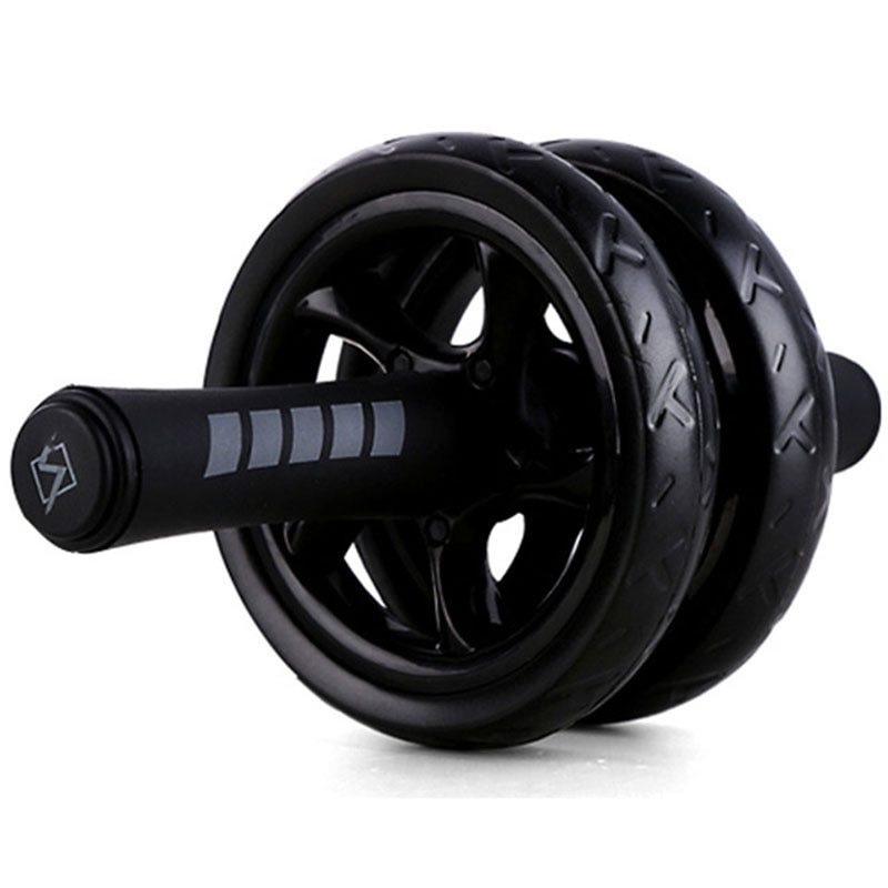 Silent Two-Wheeled Abdominal Wheel Abdomen Roller For Strengthening The Core Muscles.