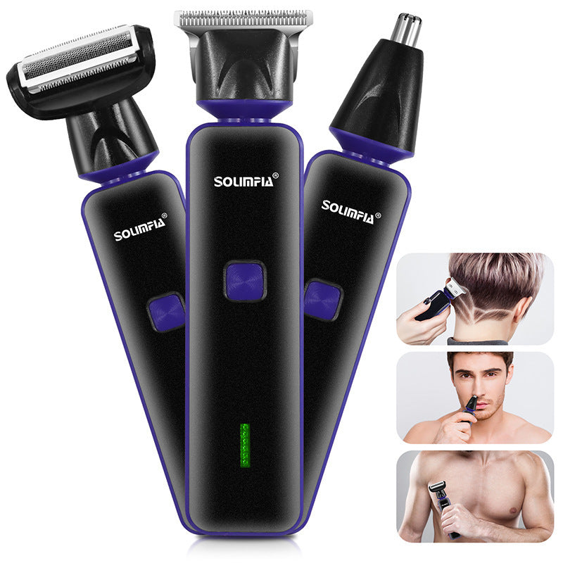 3-In-1 Nose Hair Trimmer Men's Multifunctional Hair Shaver