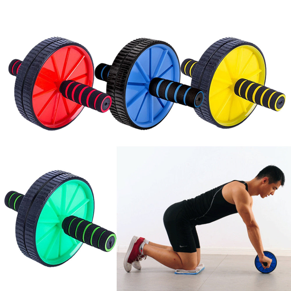 Double Abdominal Wheel Workout Equipment.