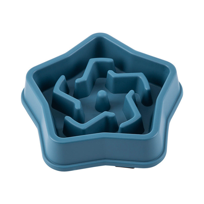 Plastic Choking Preventing Feeding Pet Bowl
