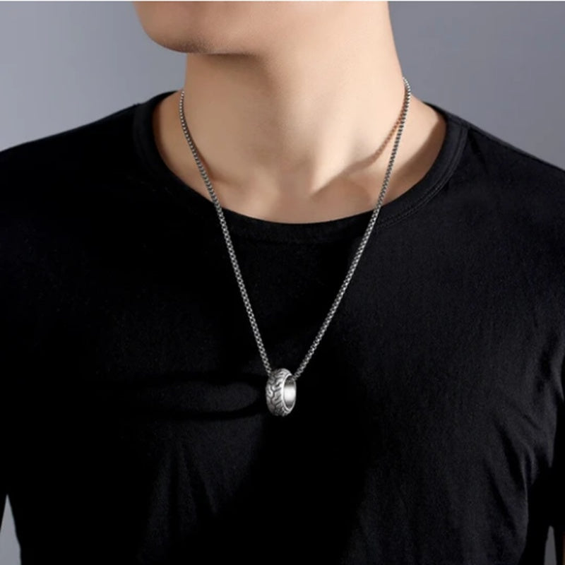 Retro Niche Design Men's Tire Ring