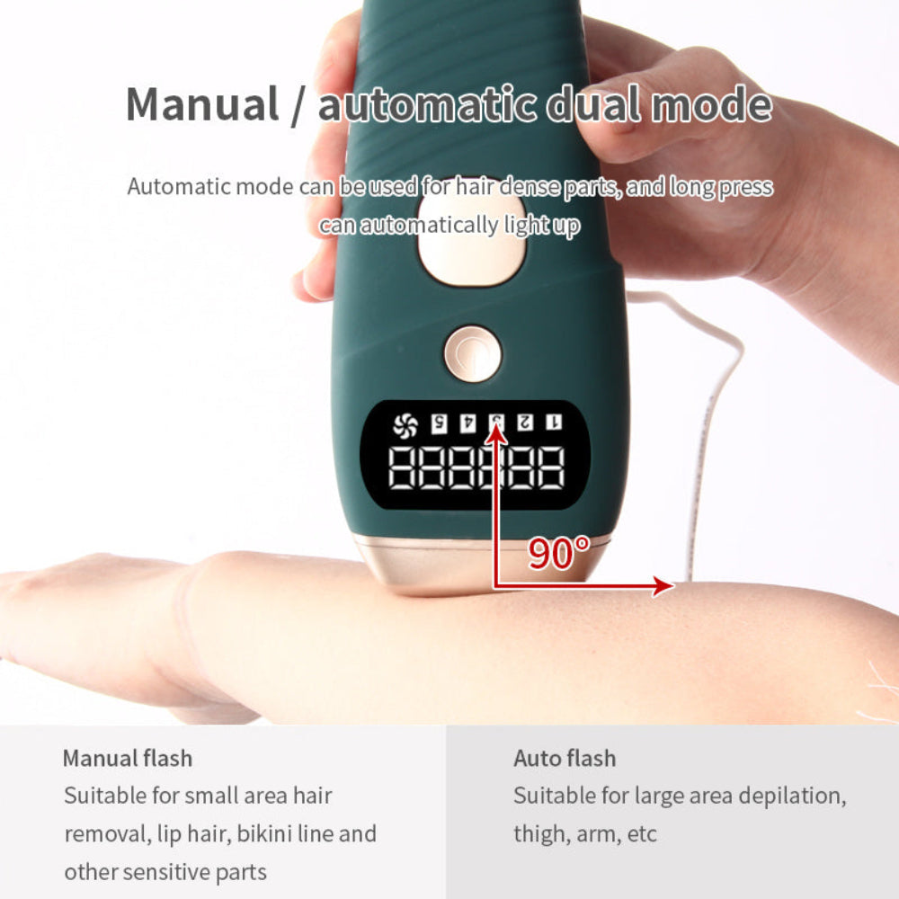 Women's Painless Laser Epilator Permanent IPL Hair Removal Device