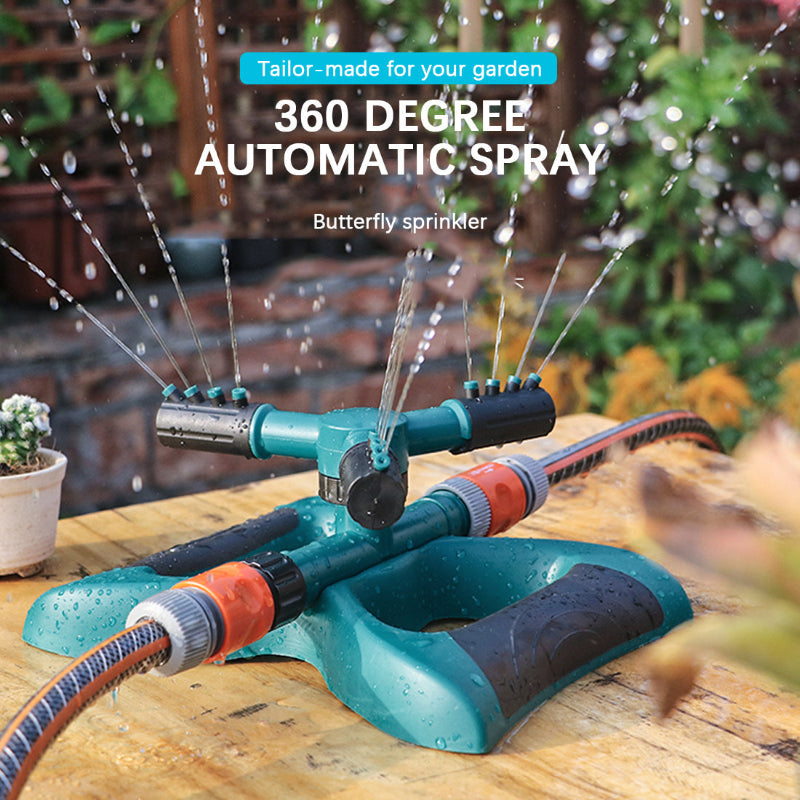 Automatic Garden Sprinkler With 360 Degree Rotating Nozzle