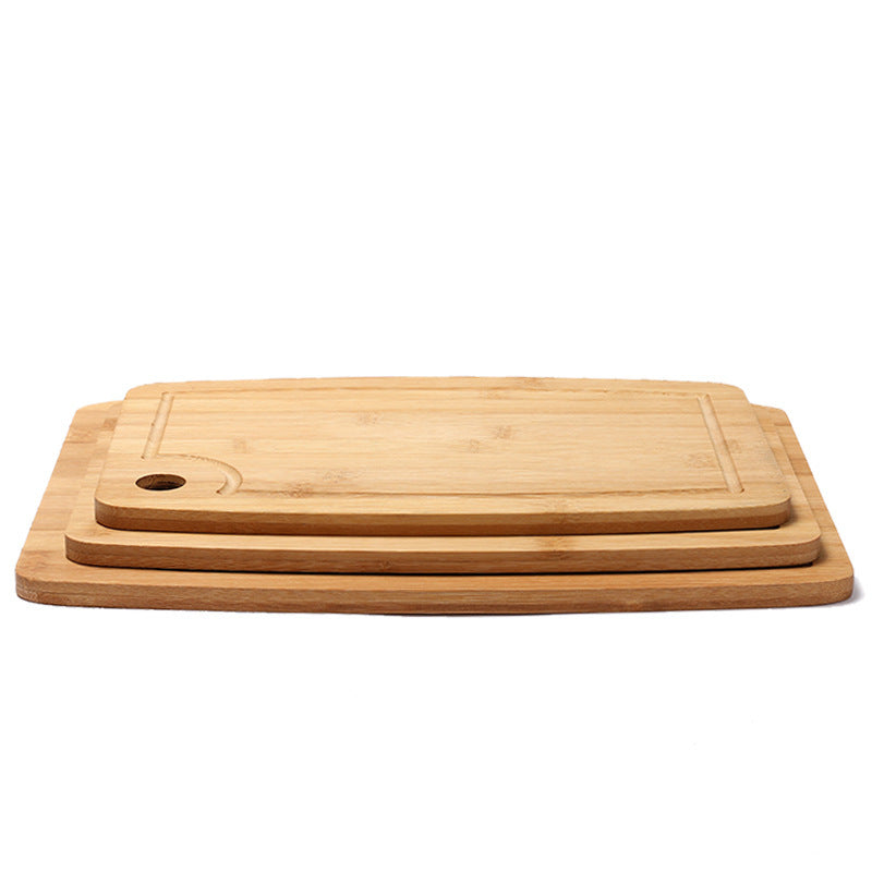 Healthy And Ecological Bamboo Cutting Board With Hanging Hole For Storage