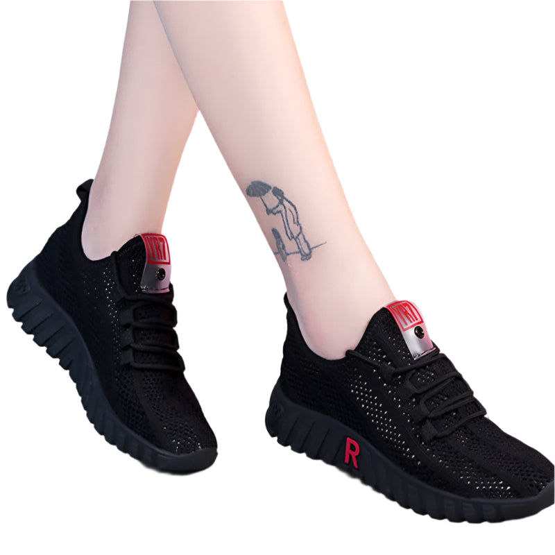 Women's Tennis Shoes Female Sport Walking Breathable Mesh Sneakers Lightweight Sports Running Shoes