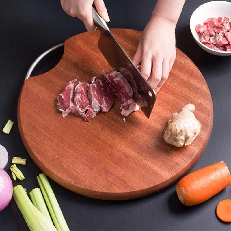Japanese Solid Ebony Wood Cutting Board For The Kitchen