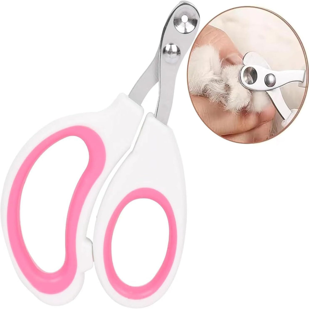Cat Nail Clippers With Circular Cut Hole And Sharp Angled Blade Pet Dog Claw Paw Clipper