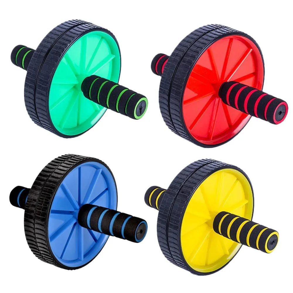 Double Abdominal Wheel Workout Equipment.