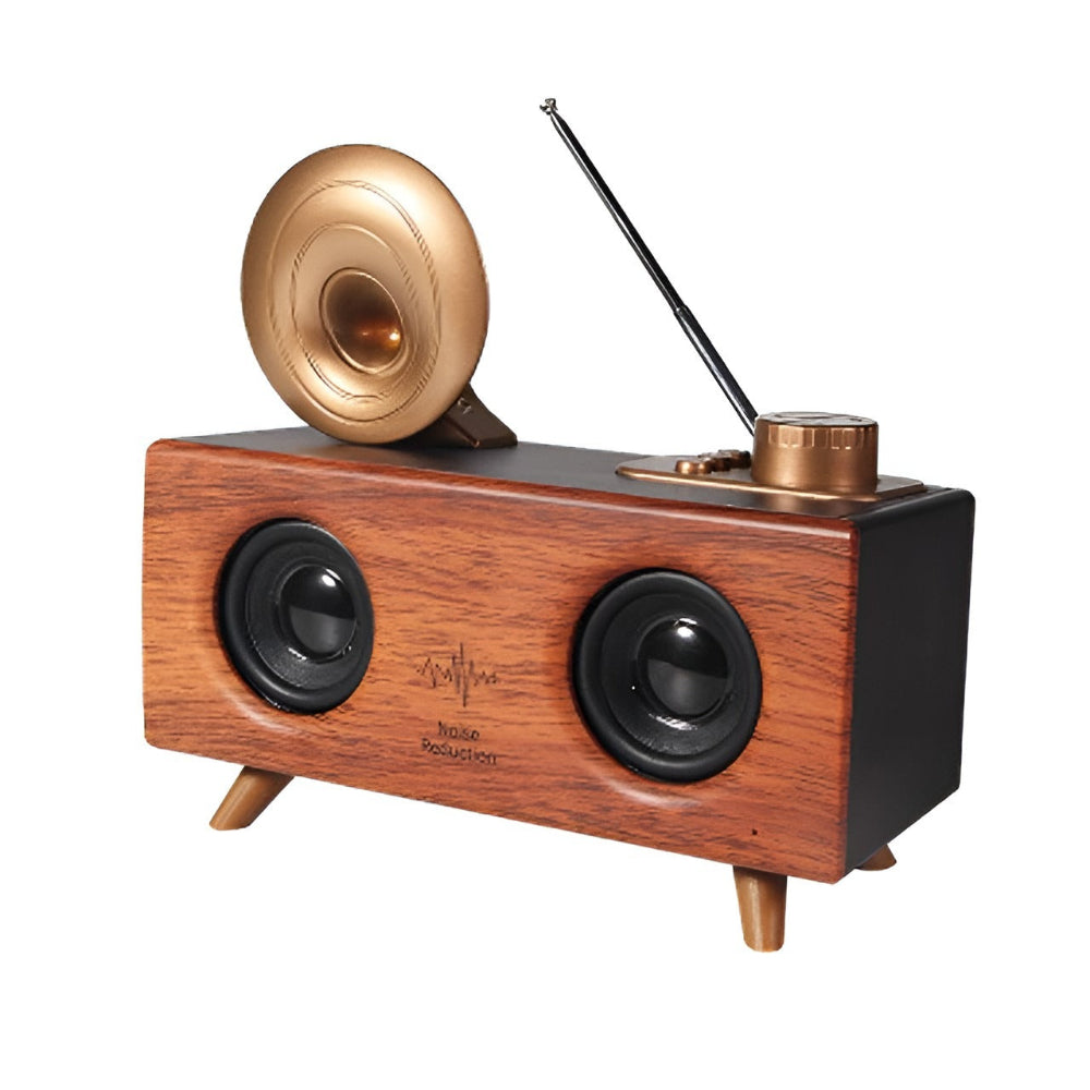 Wireless Classic Wooden Home Bluetooth Speaker