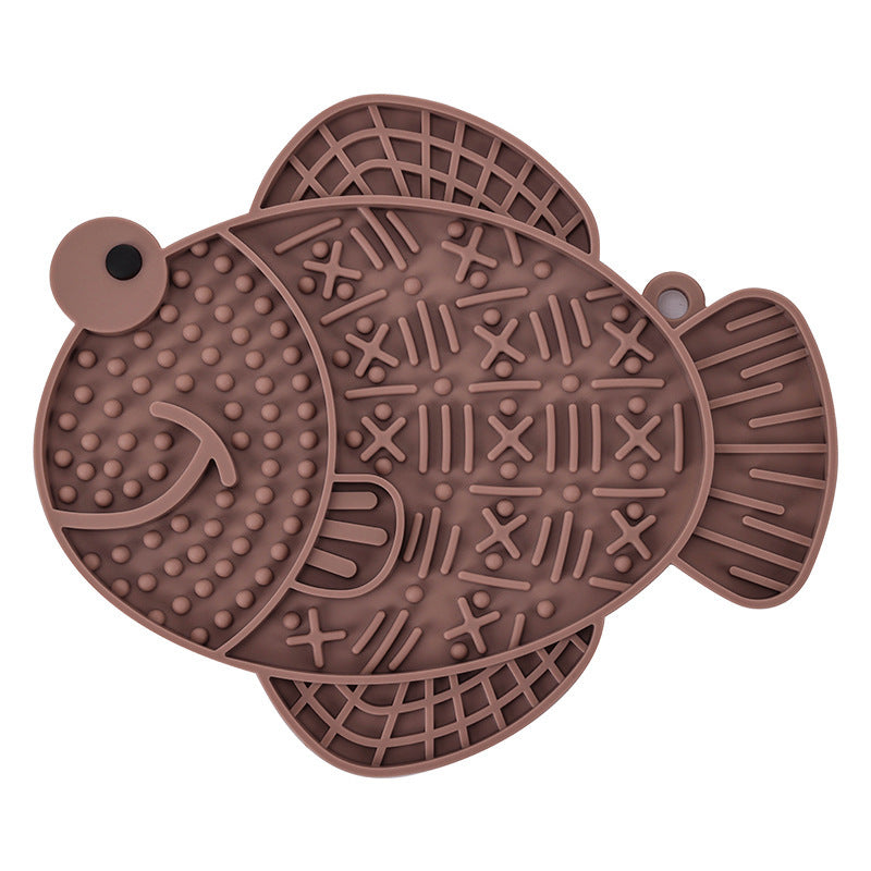 Silicone Pet Slow Food Anti-Tumble Anti-Overflow Dog Licking Feeding Pad