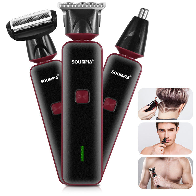 3-In-1 Nose Hair Trimmer Men's Multifunctional Hair Shaver