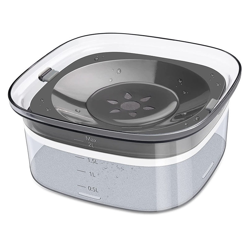 Pet Dog Splash-Proof Water Bowl
