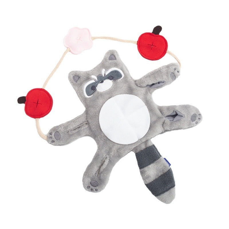 Pet Dog Plush Self Relieving Grinding Teeth Interactive Chew Toy.