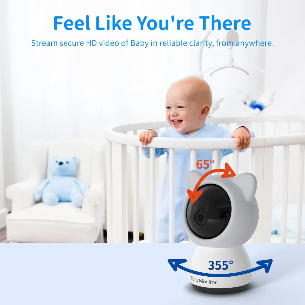 5 Inch Screen 1080P Infrared Night Vision Baby Monitor