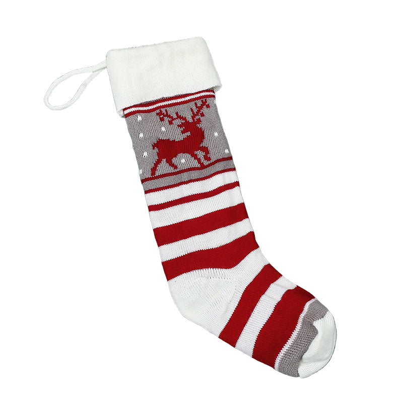 Christmas Decorations Knitted Wool Hanging Ornaments Gift Bags