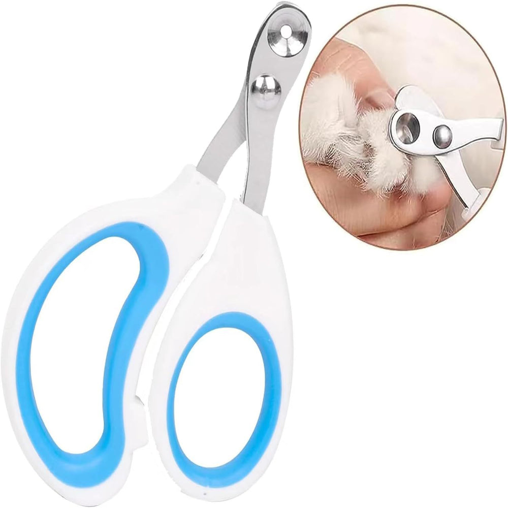 Cat Nail Clippers With Circular Cut Hole And Sharp Angled Blade Pet Dog Claw Paw Clipper