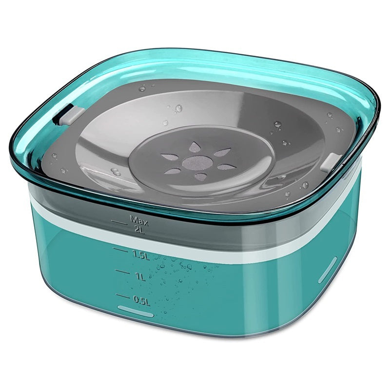 Pet Dog Splash-Proof Water Bowl