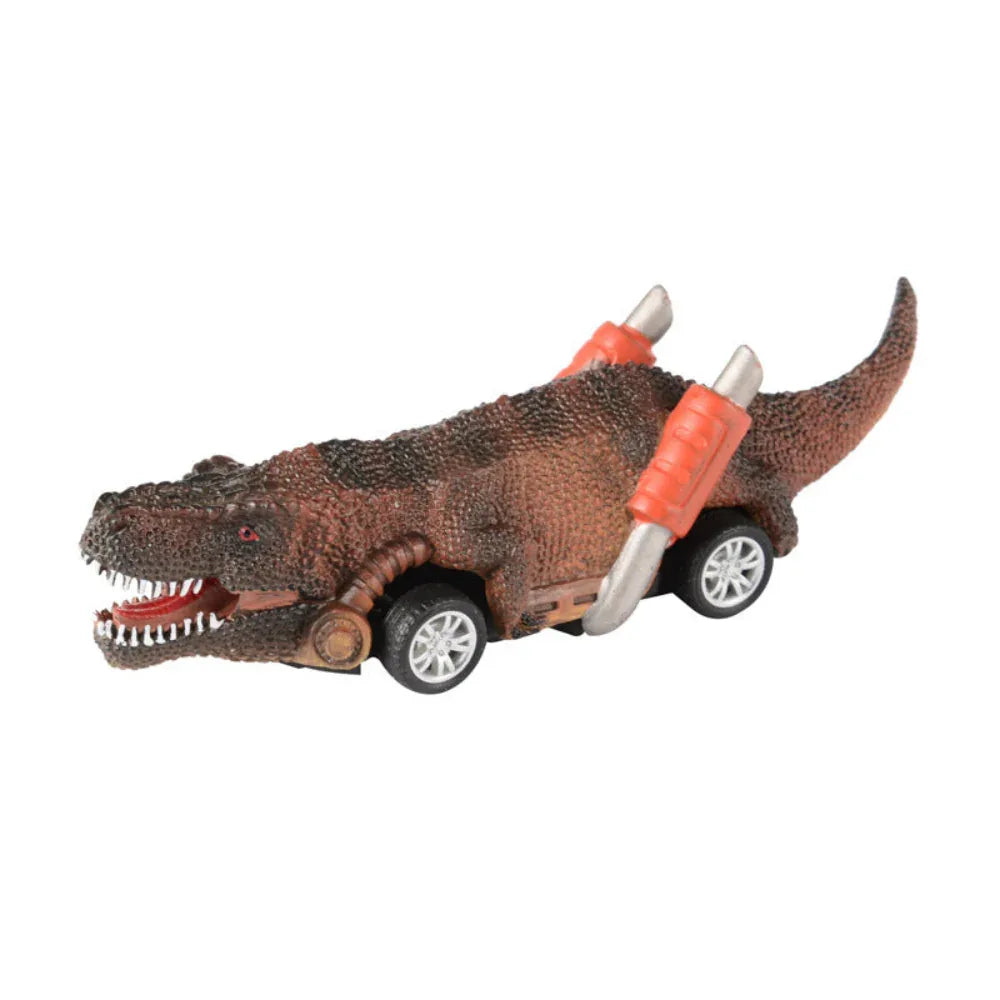 Dinosaur Four-Wheeled Pullback Racing Car Toys