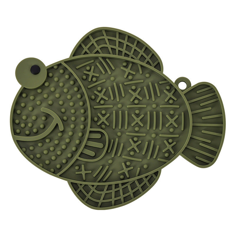 Silicone Pet Slow Food Anti-Tumble Anti-Overflow Dog Licking Feeding Pad
