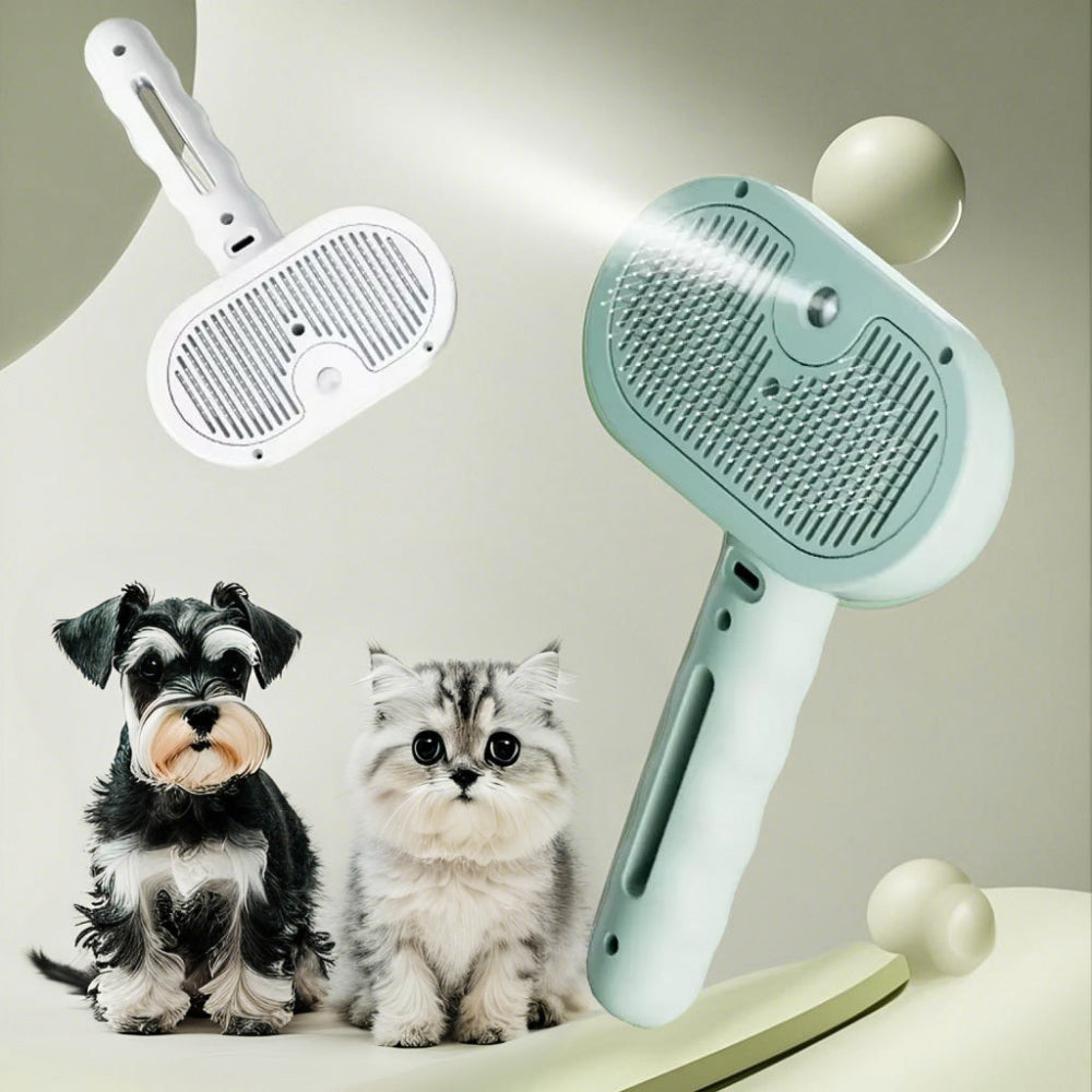 Pet Spray Hair Comb Pet Hair Remover Cleaning Brush Cats Grooming Dog Accessories Tool Water Mist Humidifier Comb