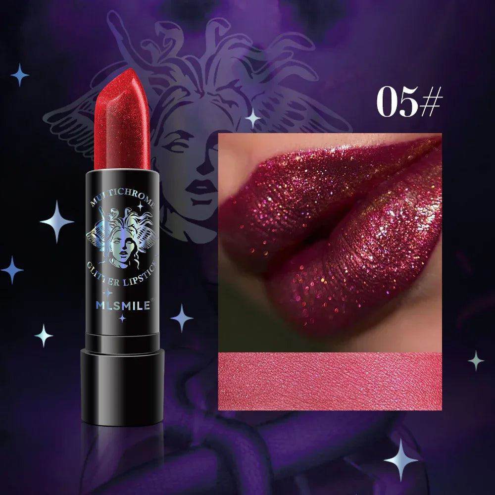 Ladies Pearl Sparkly Vibrant Lipstick
