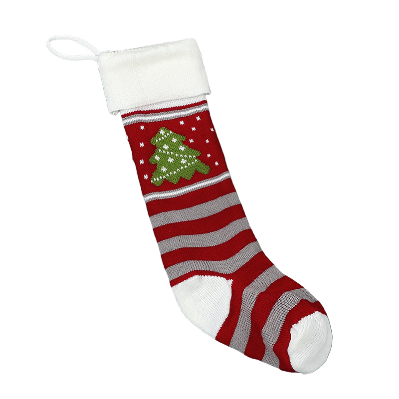 Christmas Decorations Knitted Wool Hanging Ornaments Gift Bags