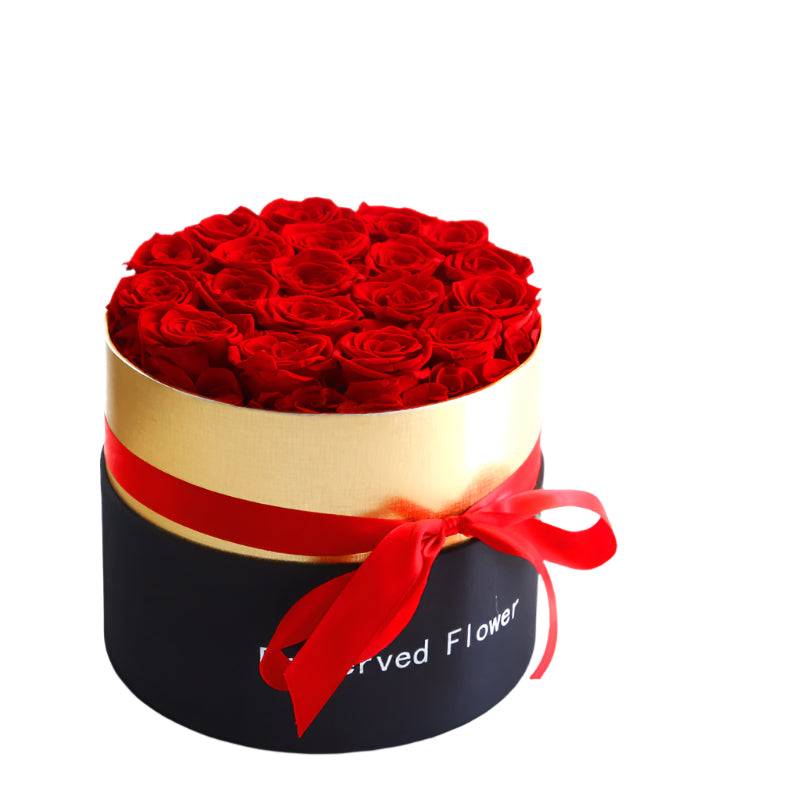 Eternal Roses In Box Preserved Artifical Flowers Romantic Gift