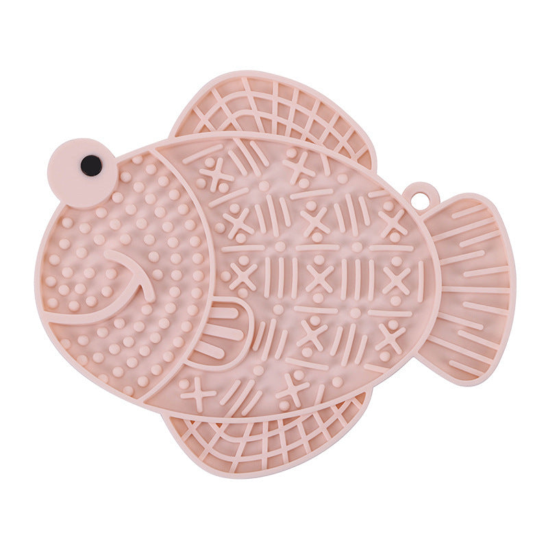 Silicone Pet Slow Food Anti-Tumble Anti-Overflow Dog Licking Feeding Pad