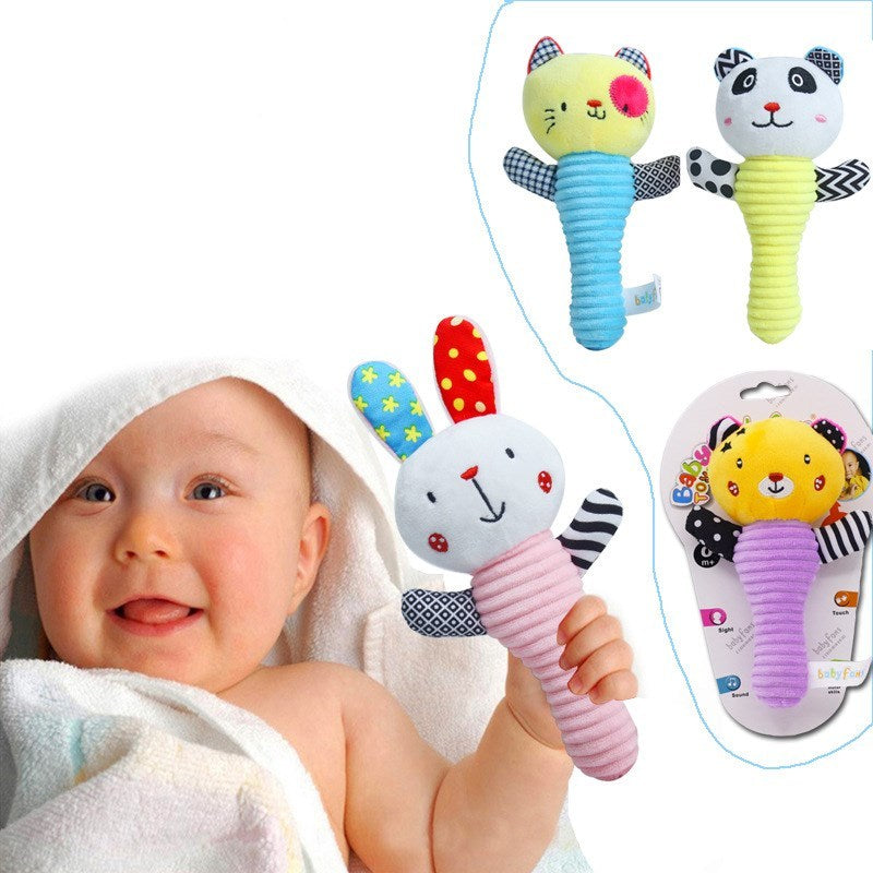 Captivating Plush Baby Rattle Toys