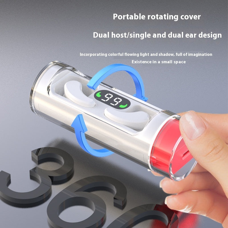 Bluetooth Headset Earphones Binaural Call Sports In-Ear Headphones Earplugs