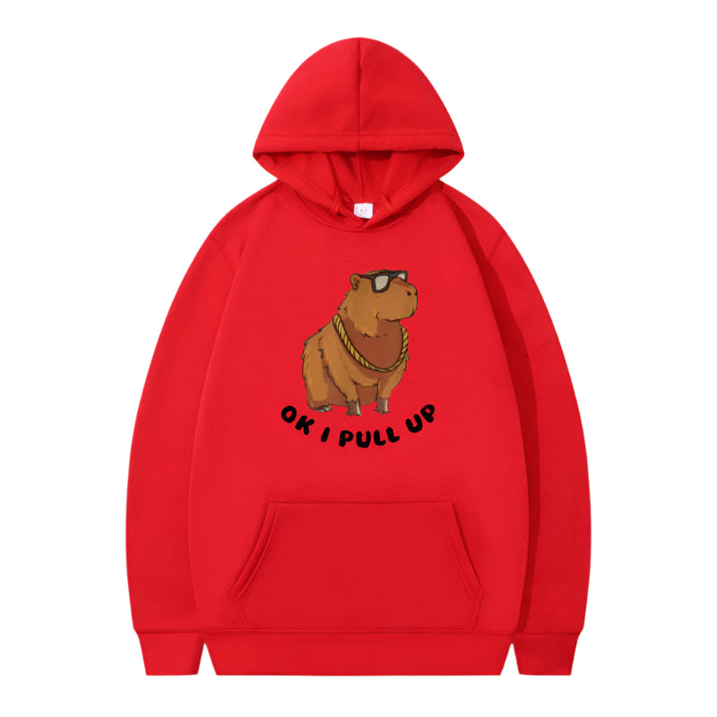 Unisex Printed Capybara Hoodies